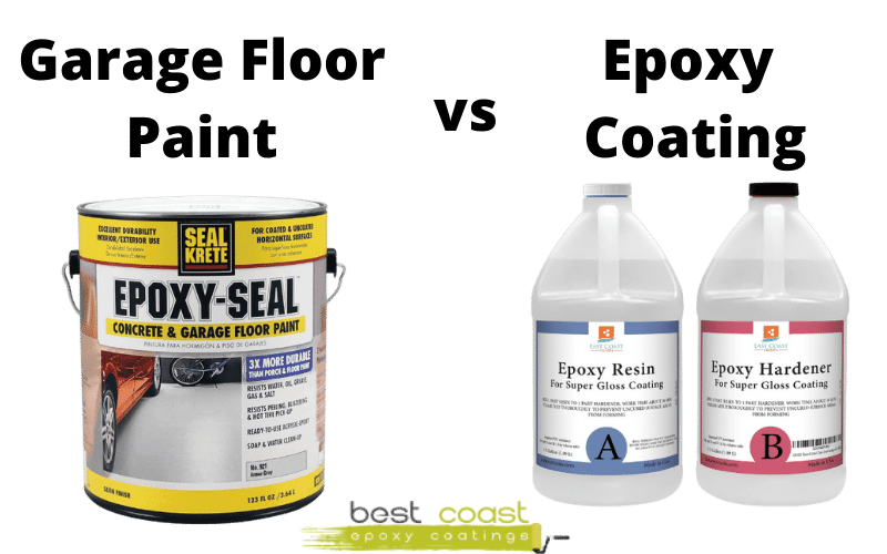 garage floor paint vs epoxy coating